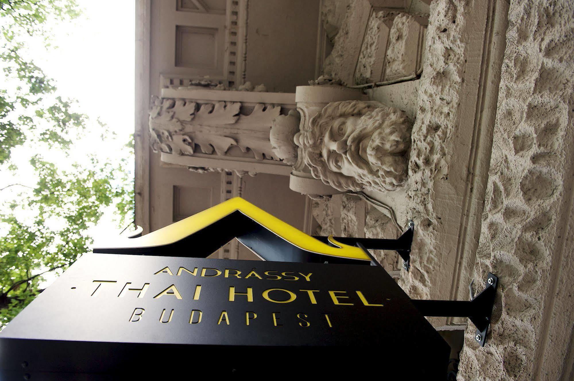 Andrassy Thai Hotel Budapest Exterior foto